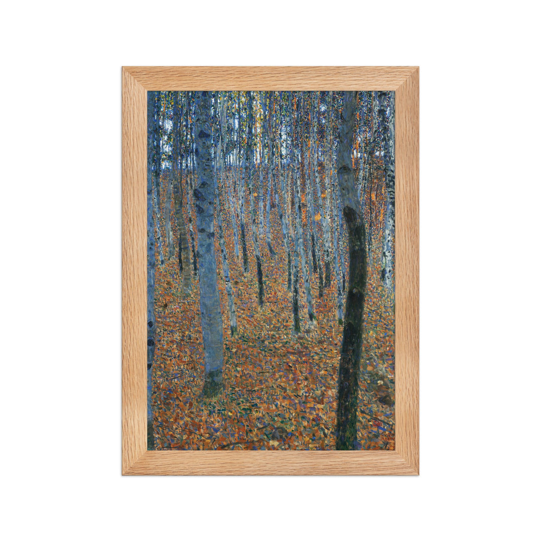 Poster - Gustav Klimt, Buchenwald Oak / 21×30 cm artlia