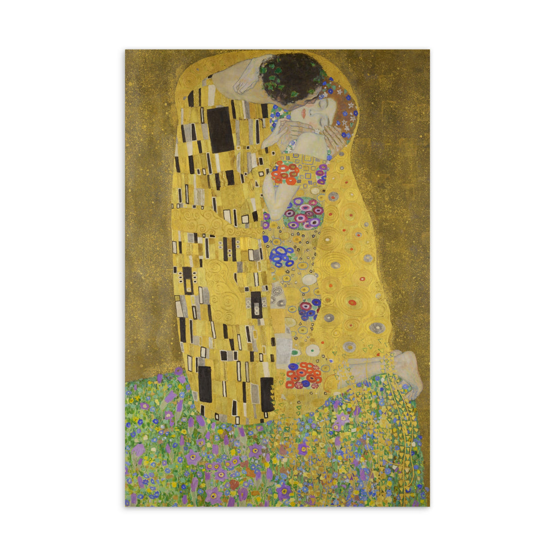Gustav Klimt, Der Kuss - Postkarte artlia