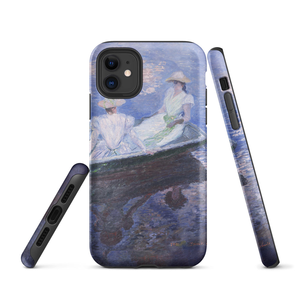 Hardcase iPhone® Handyhülle - Claude Monet, On the Boat iPhone 11 artlia