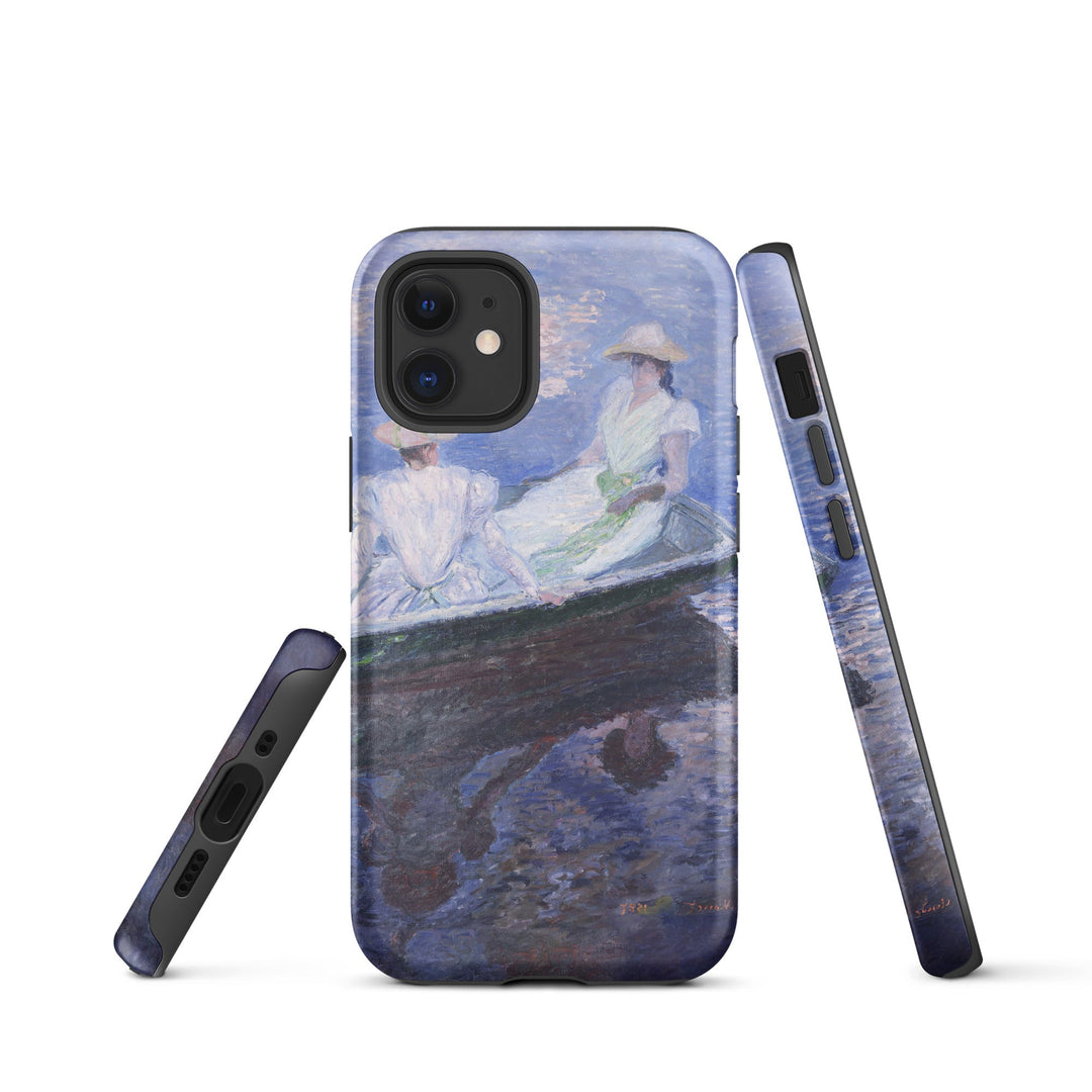 Hardcase iPhone® Handyhülle - Claude Monet, On the Boat iPhone 12 mini artlia