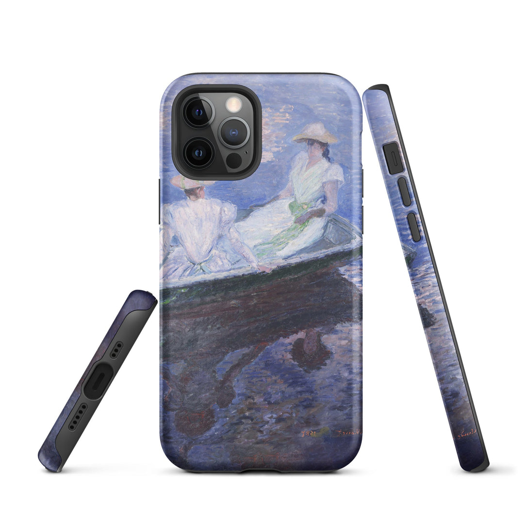 Hardcase iPhone® Handyhülle - Claude Monet, On the Boat iPhone 12 Pro artlia