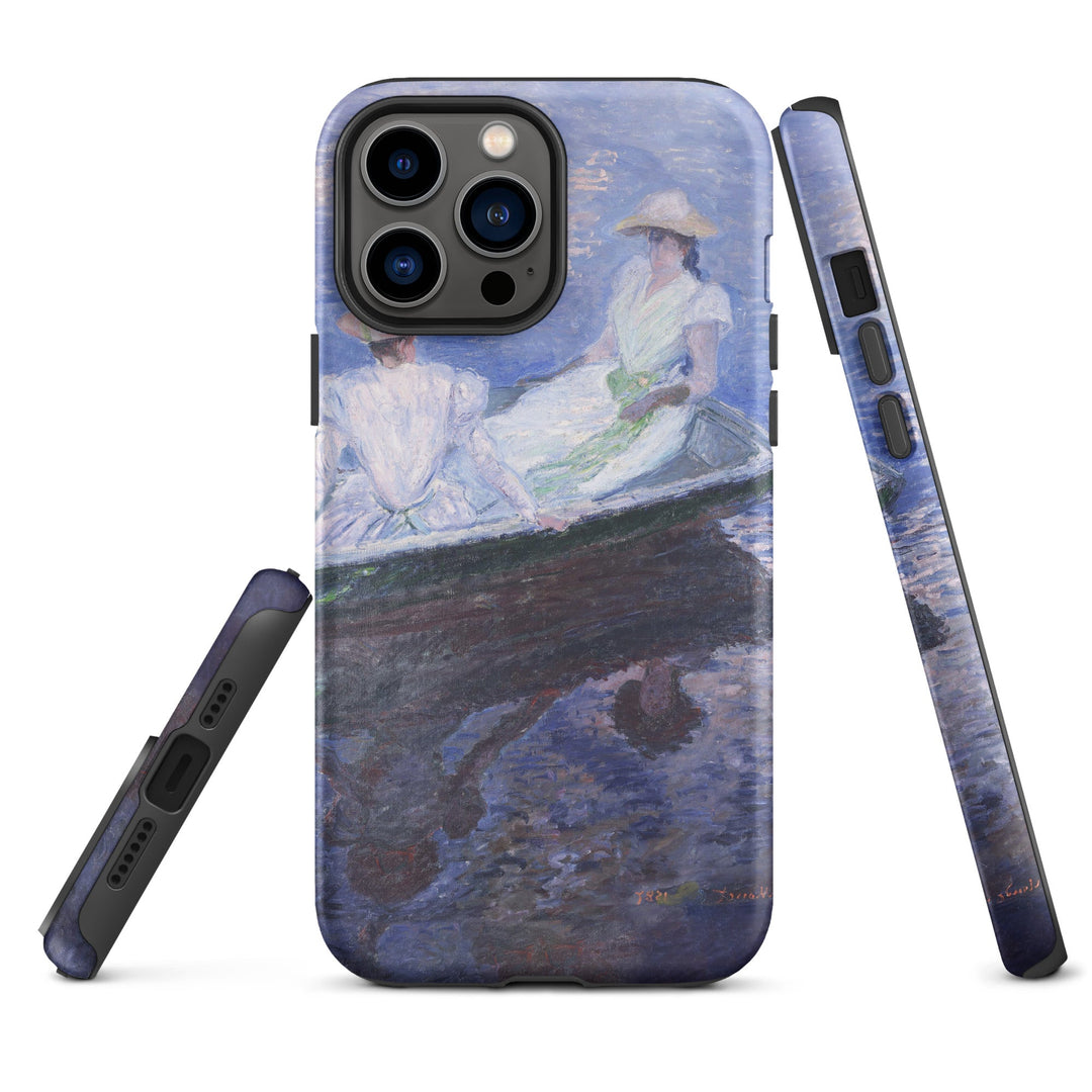 Hardcase iPhone® Handyhülle - Claude Monet, On the Boat iPhone 13 Pro Max artlia