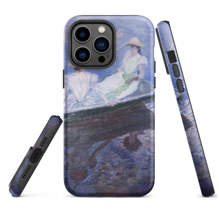 Hardcase iPhone® Handyhülle - Claude Monet, On the Boat iPhone 14 Pro Max artlia