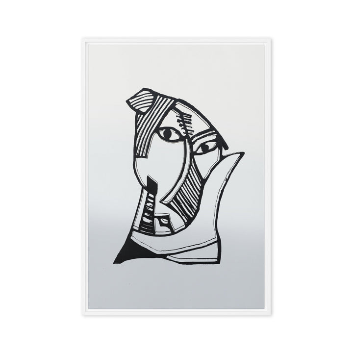 Leinwand - Pablo Picasso, Les Demoiselles d’Avignon grey Weiß / 61x91 cm (24″×36″) artlia