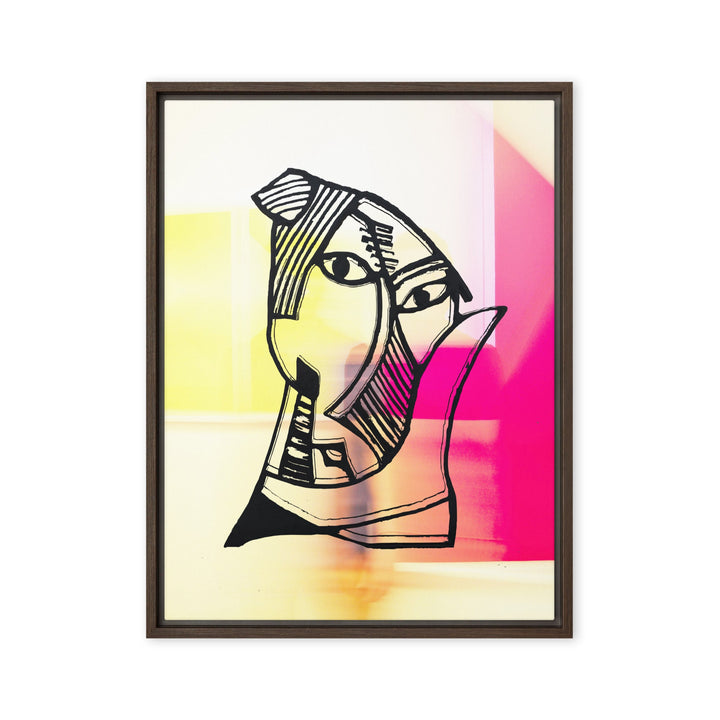 Leinwand - Pablo Picasso, Les Demoiselles d’Avignon in Pink Braun / 46x61 cm (18″×24″) artlia