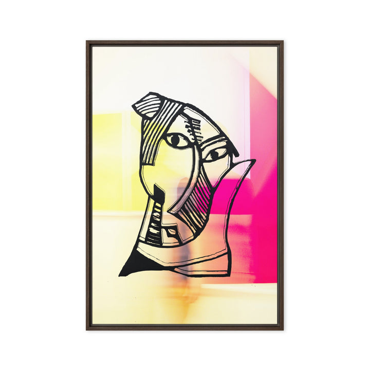 Leinwand - Pablo Picasso, Les Demoiselles d’Avignon in Pink Braun / 61x91 cm (24″×36″) artlia