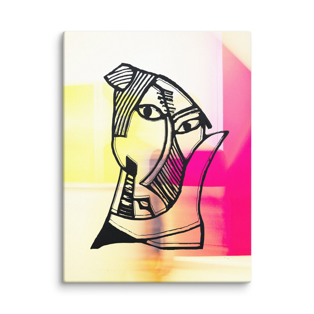 Leinwand - Pablo Picasso, Les Demoiselles d’Avignon in Pink ohne Rahmen / 31x41 cm (12″×16″) artlia