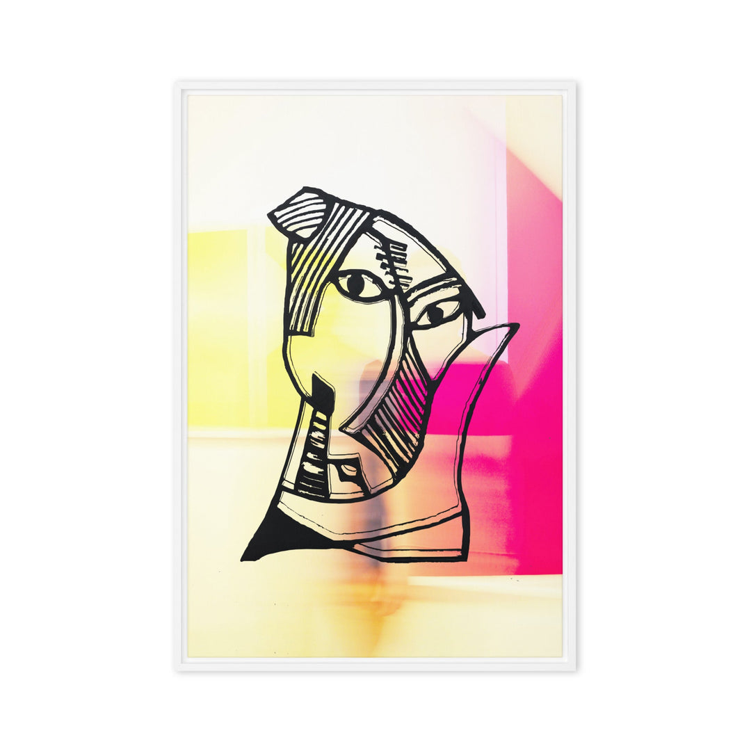 Leinwand - Pablo Picasso, Les Demoiselles d’Avignon in Pink Weiß / 61x91 cm (24″×36″) artlia
