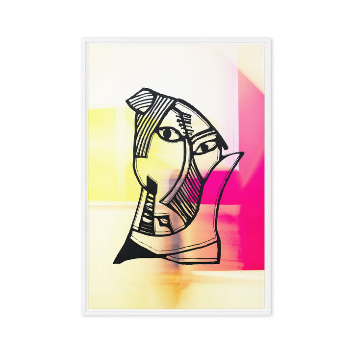 Leinwand - Pablo Picasso, Les Demoiselles d’Avignon in Pink Weiß / 61x91 cm (24″×36″) artlia