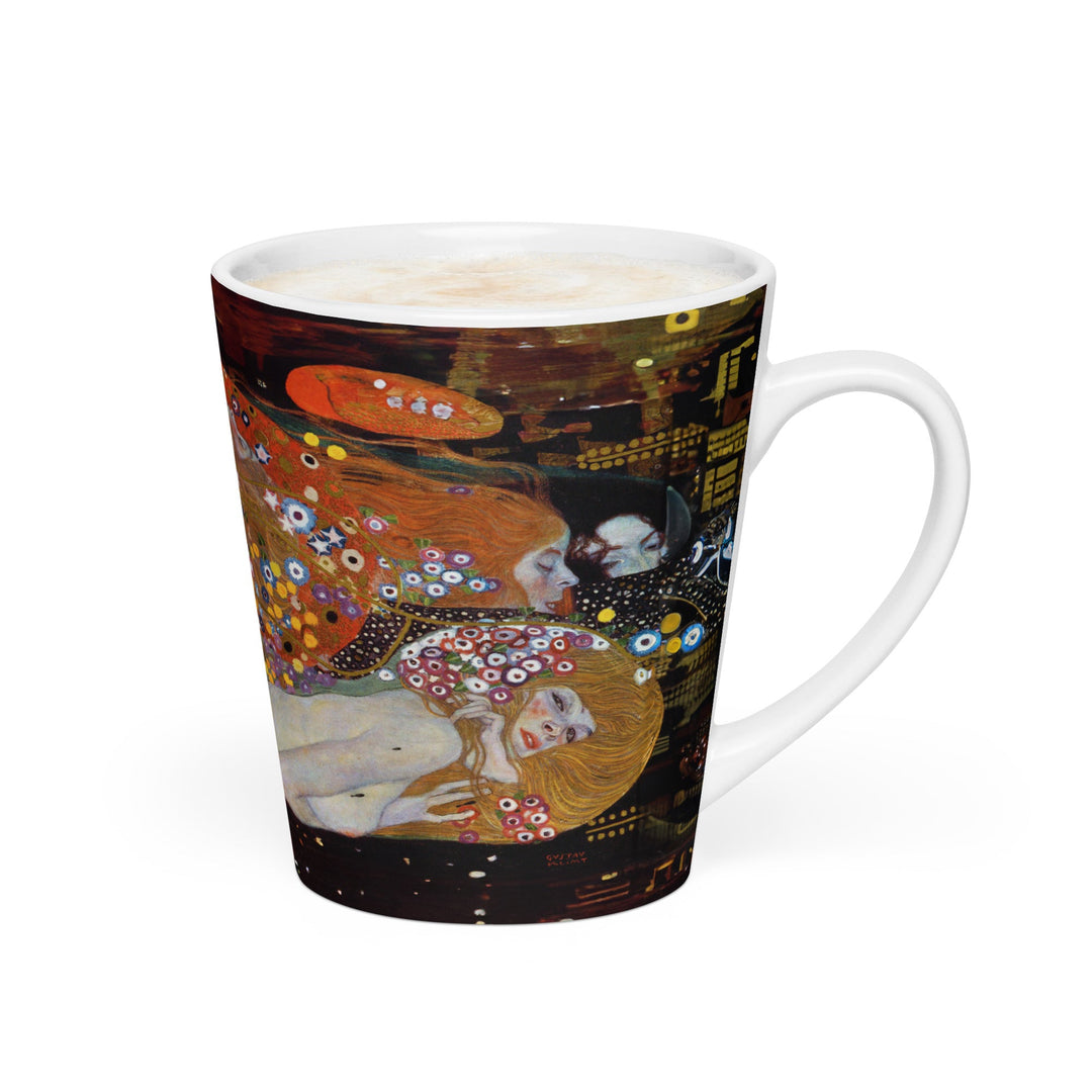Milchkaffeetasse - Gustav Klimt, Wasserschlangen II artlia