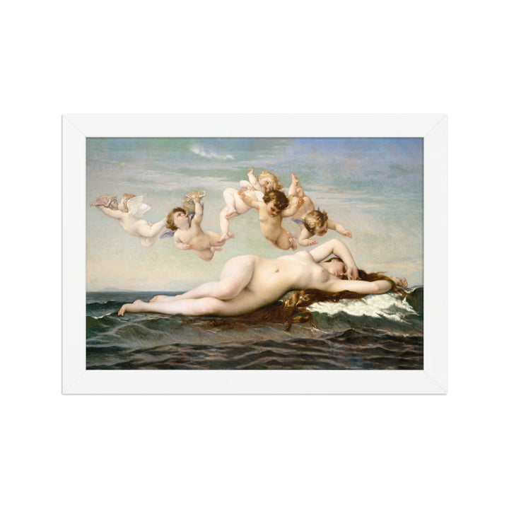Poster - Alexandre Cabanel, Die Geburt der Venus Weiß / 21×30 cm artlia