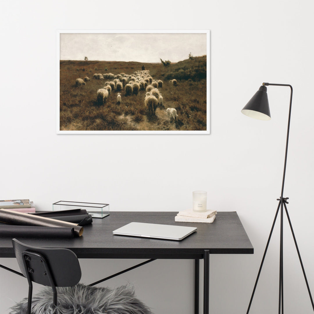 Poster - Anton Mauve, The Return of the Flock, Laren artlia