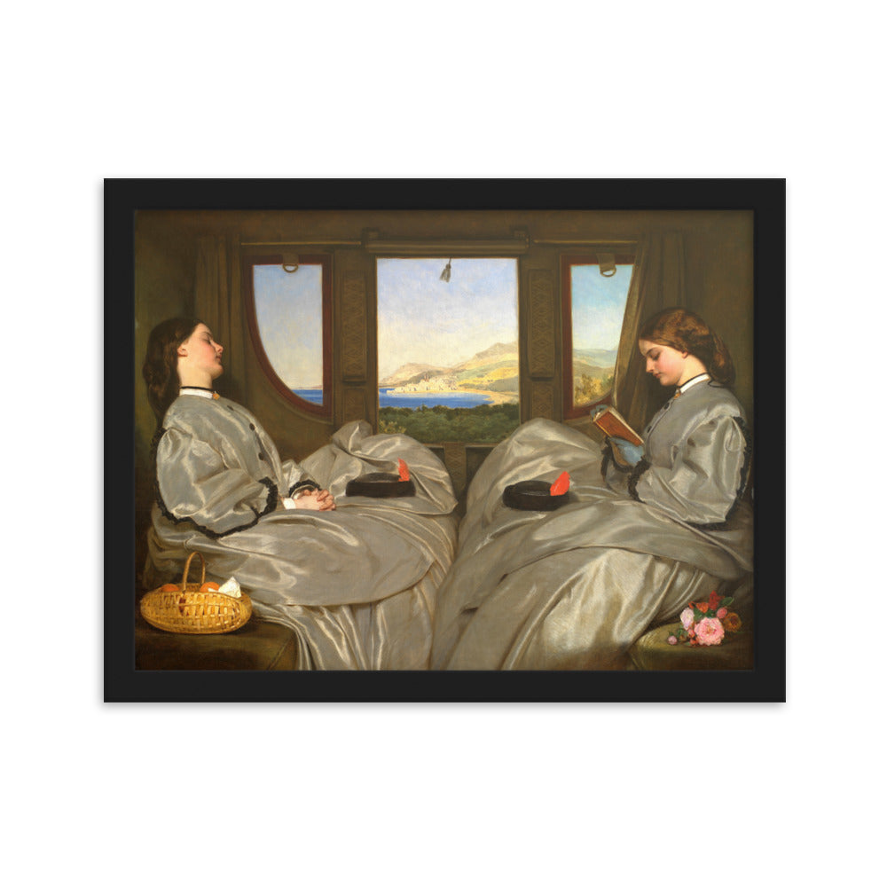 Poster - Augustus Leopold Egg, The Travelling Companions Schwarz / 30×40 cm artlia