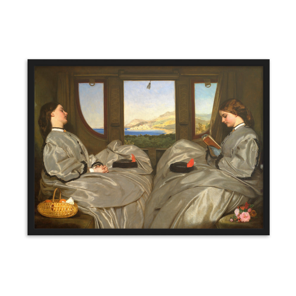 Poster - Augustus Leopold Egg, The Travelling Companions Schwarz / 50×70 cm artlia
