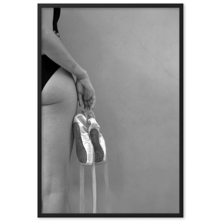 Poster - Ballettschuhe Schwarz / 61×91 cm artlia