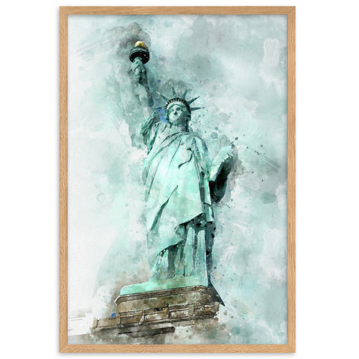 Poster - Freiheitsstatue Oak / 61×91 cm artlia