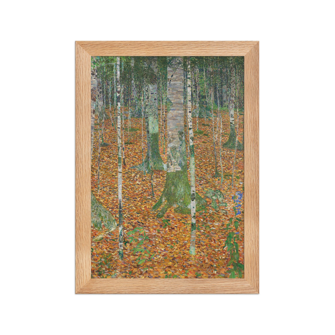 Poster - Gustav Klimt, Birkenwald Oak / 21×30 cm artlia