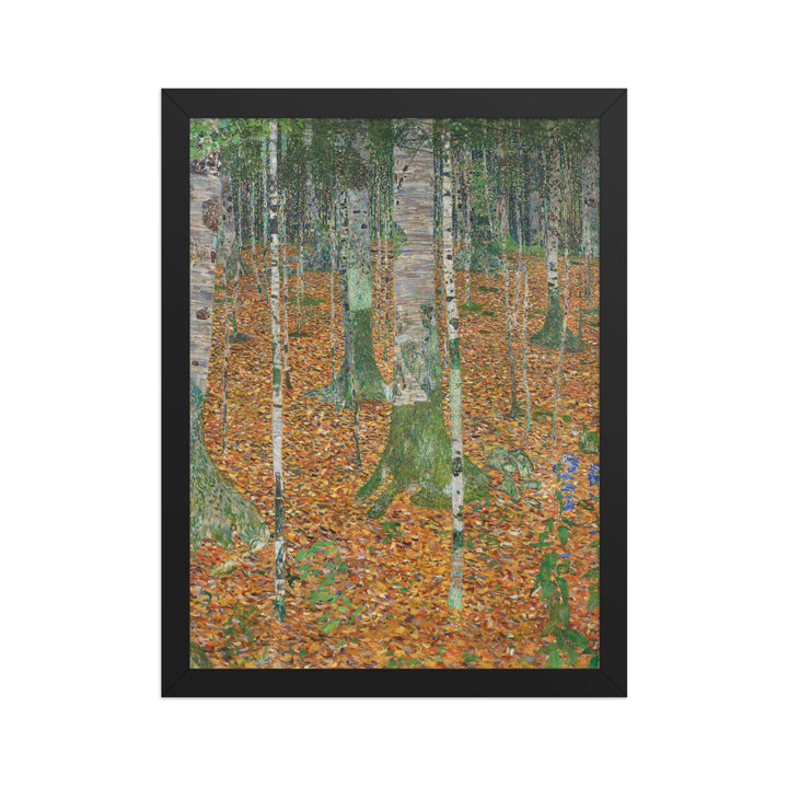 Poster - Gustav Klimt, Birkenwald Schwarz / 30×40 cm artlia