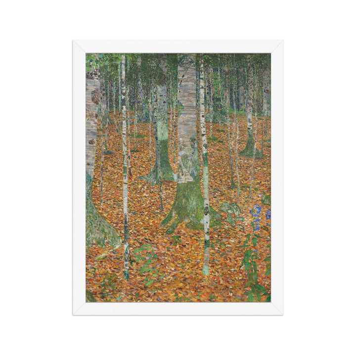 Poster - Gustav Klimt, Birkenwald Weiß / 30×40 cm artlia