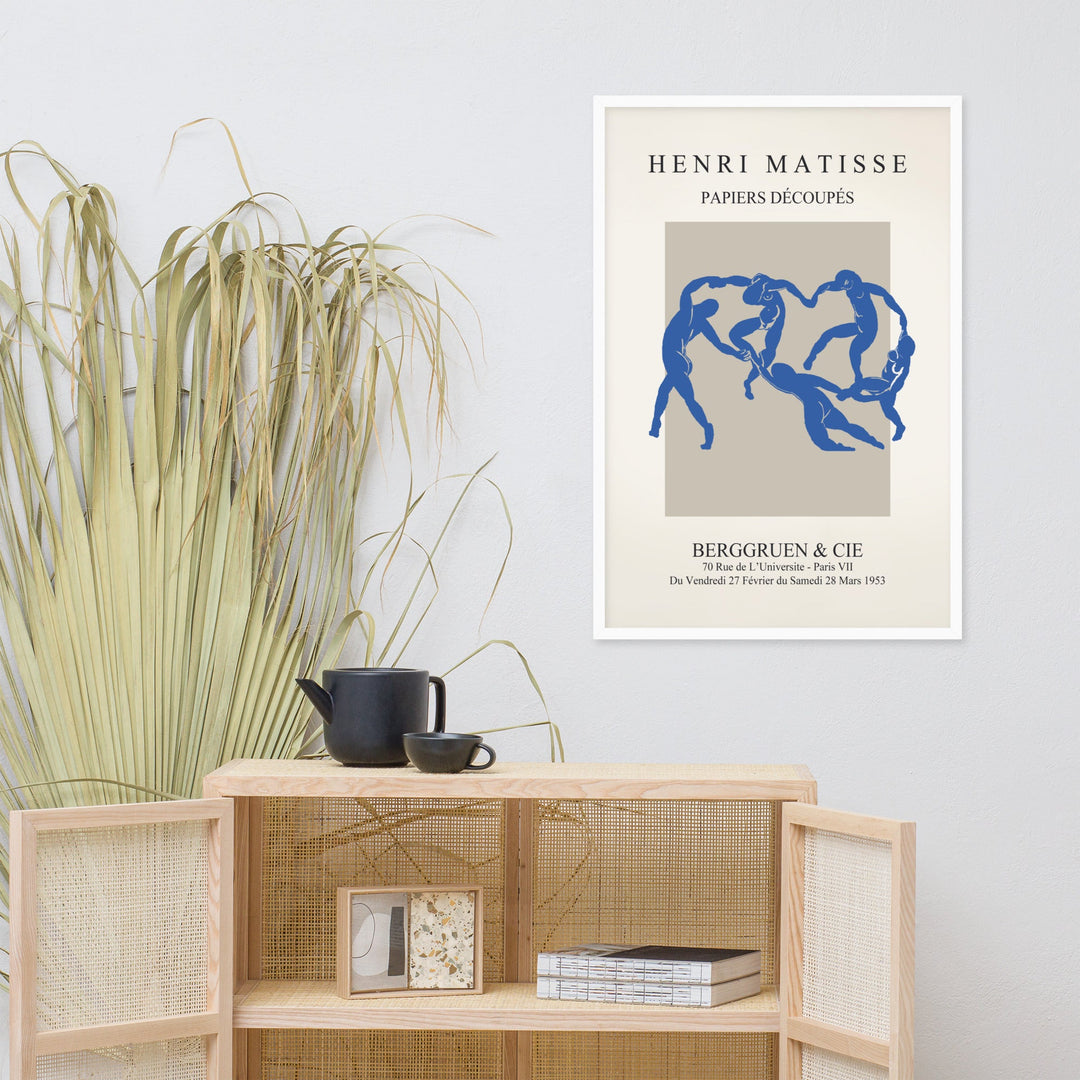 Poster - Henri Matisse, Papier Découpés blauer Tanz artlia