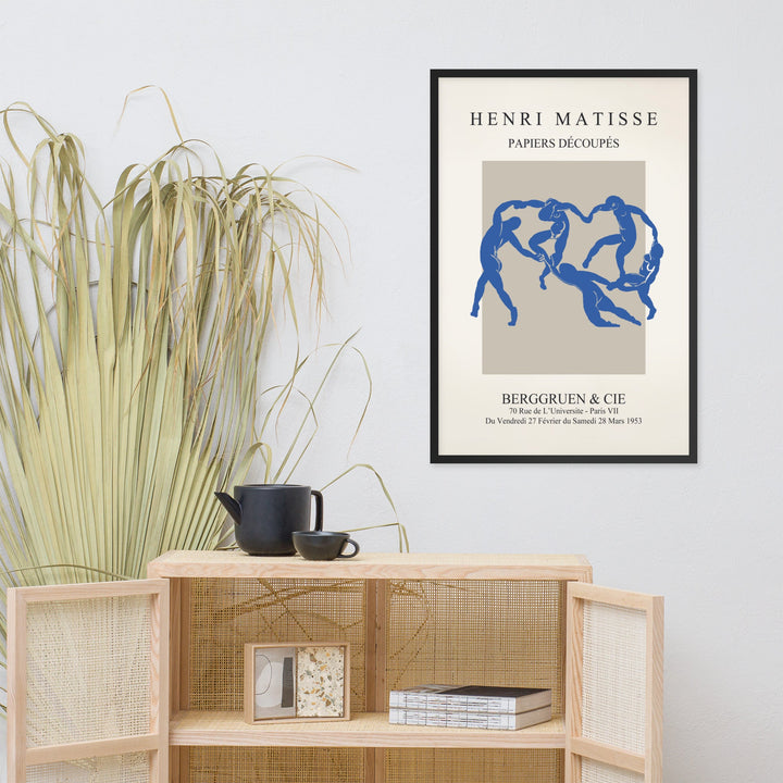 Poster - Henri Matisse, Papier Découpés blauer Tanz artlia