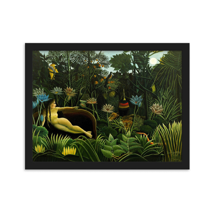 Poster - Henri Rousseau, Der Traum Schwarz / 30×40 cm artlia