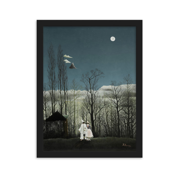 Poster - Henri Rousseau, Karnevalsabend Schwarz / 30×40 cm artlia
