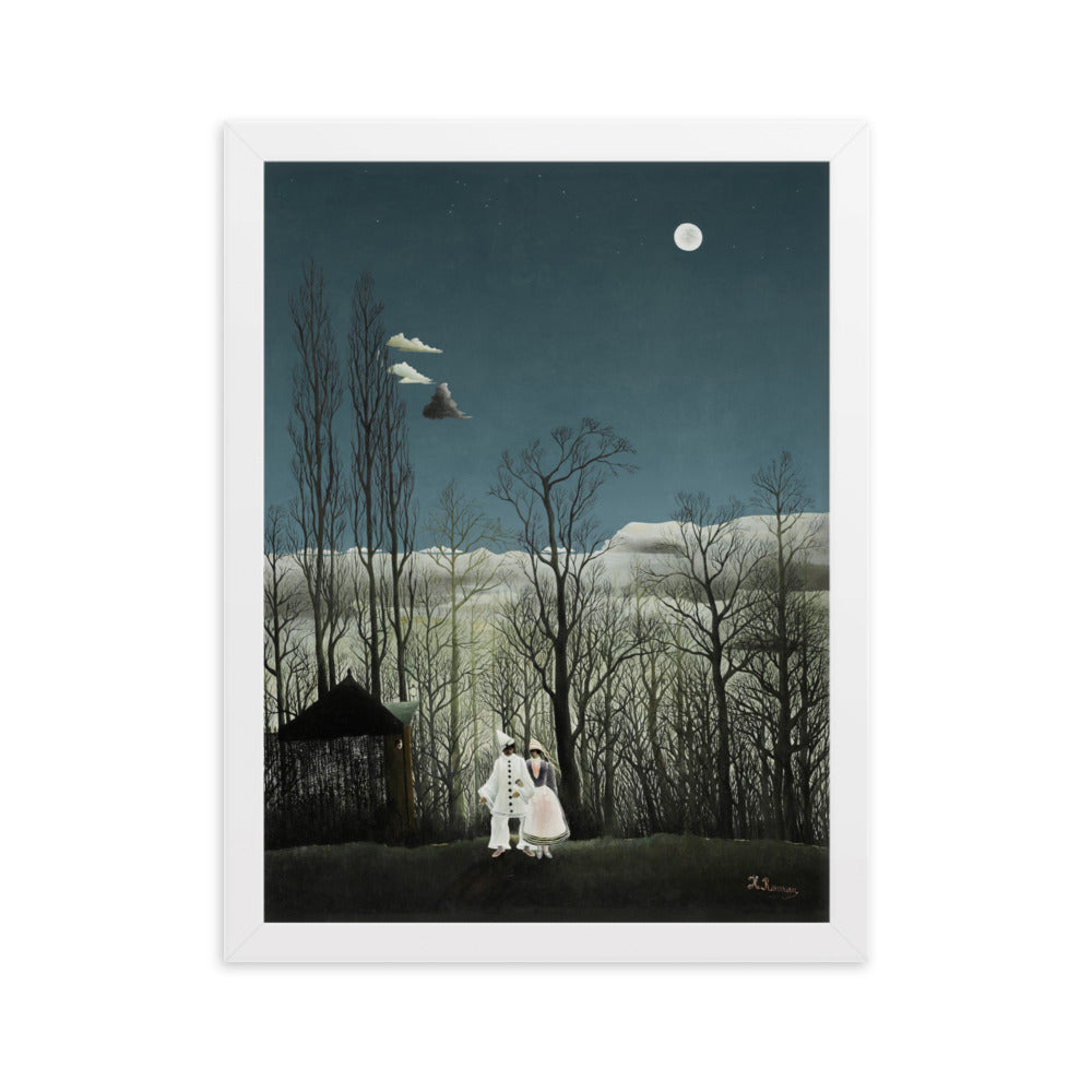 Poster - Henri Rousseau, Karnevalsabend Weiß / 30×40 cm artlia