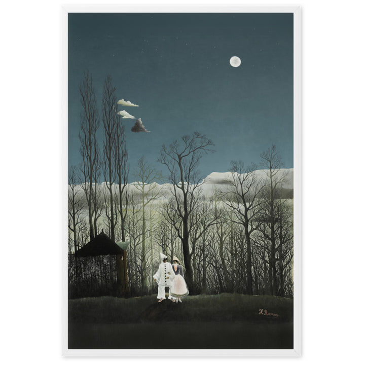 Poster - Henri Rousseau, Karnevalsabend Weiß / 61×91 cm artlia
