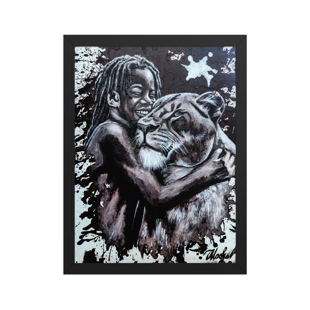 Poster - Her Cub, Nokuthula M Mpofu Schwarz / 30×40 cm artlia