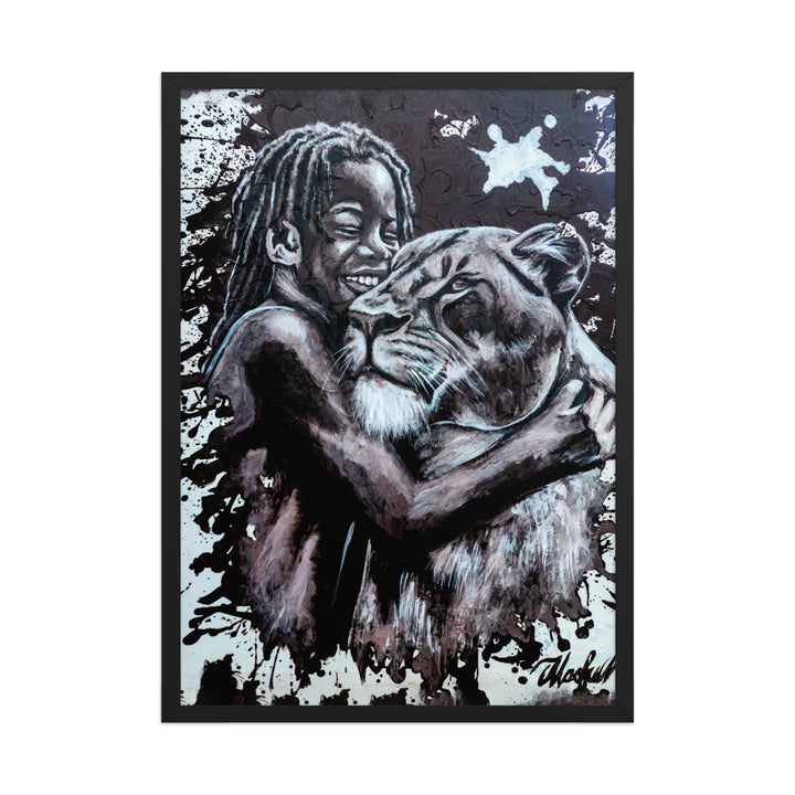 Poster - Her Cub, Nokuthula M Mpofu Schwarz / 50×70 cm artlia