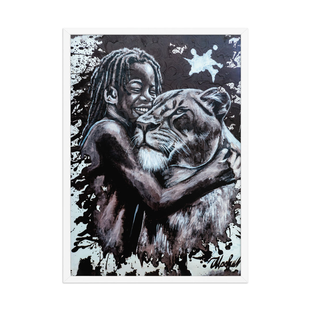 Poster - Her Cub, Nokuthula M Mpofu Weiß / 50×70 cm artlia