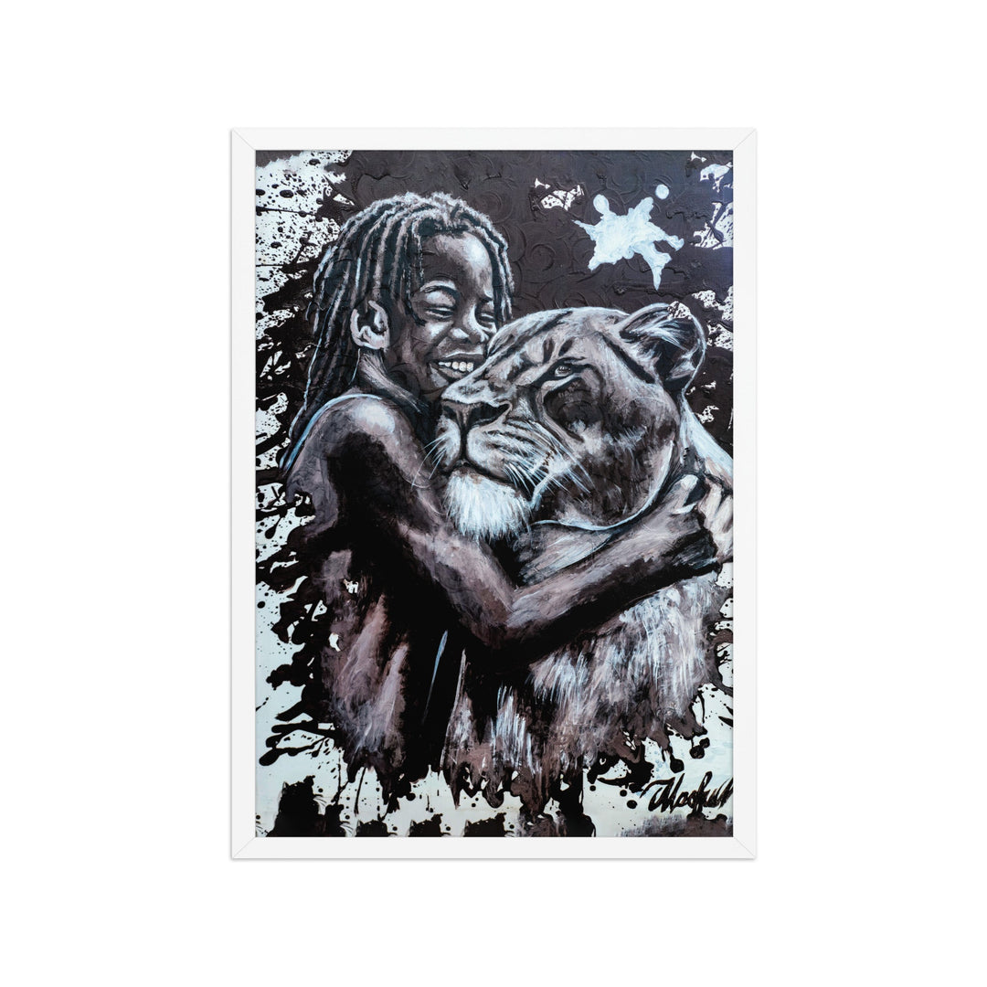 Poster - Her Cub, Nokuthula M Mpofu Weiß / A1 (59.4×84.1 cm) artlia