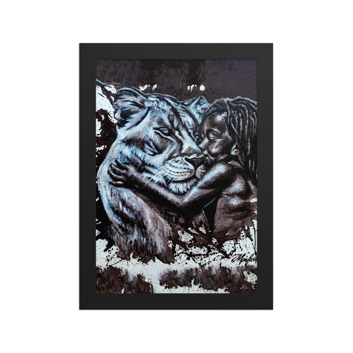 Poster - His Mother, Nokuthula M Mpofu Schwarz / 21×30 cm artlia