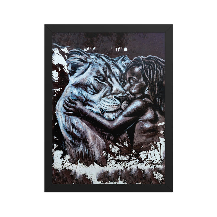 Poster - His Mother, Nokuthula M Mpofu Schwarz / 30×40 cm artlia