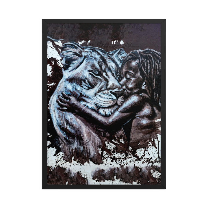 Poster - His Mother, Nokuthula M Mpofu Schwarz / 50×70 cm artlia