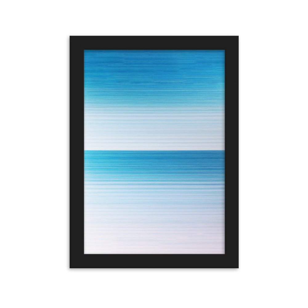 Poster - Horizont Schwarz / 21×30 cm artlia