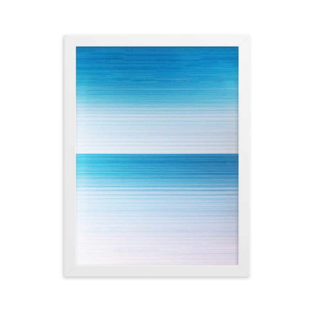 Poster - Horizont Weiß / 30×40 cm artlia