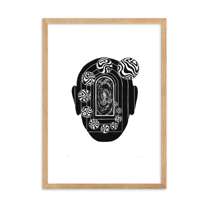 Poster - Inner Space Oak / 50×70 cm artlia