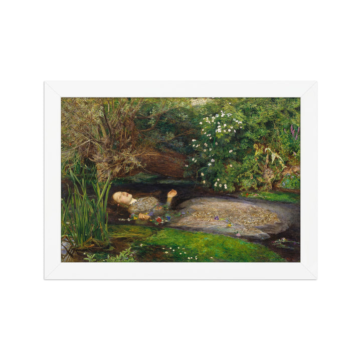 Poster - John Everett Millais, Ophelia Weiß / 21×30 cm artlia