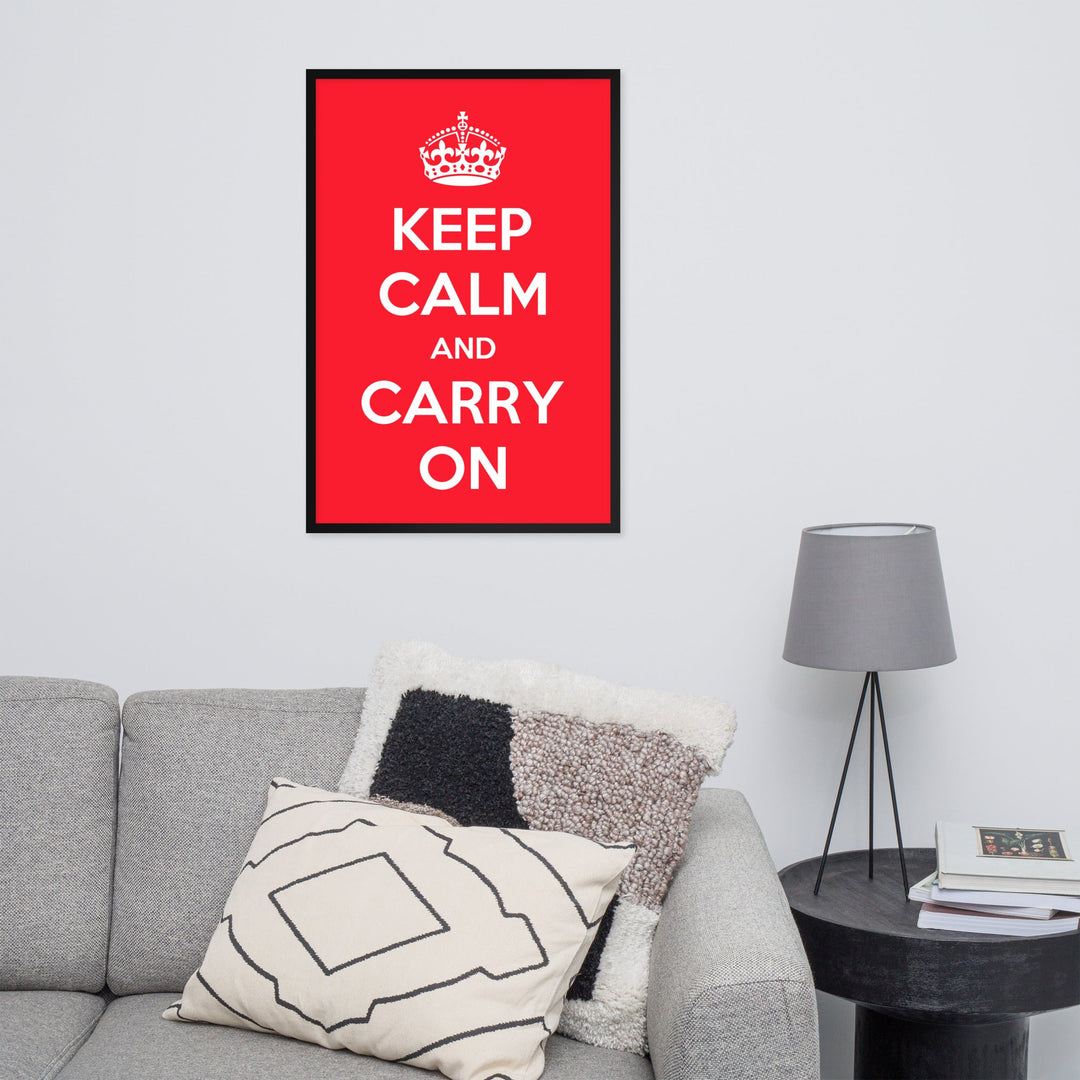 Poster - Keep Calm and Carry on artlia