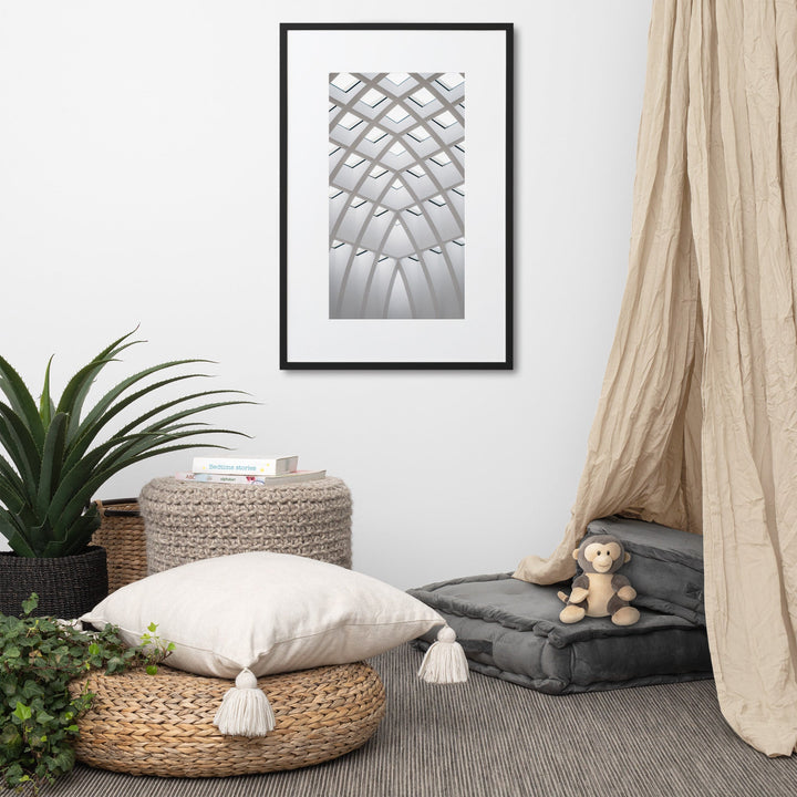 Poster mit Passepartout - Geometrisches Design artlia