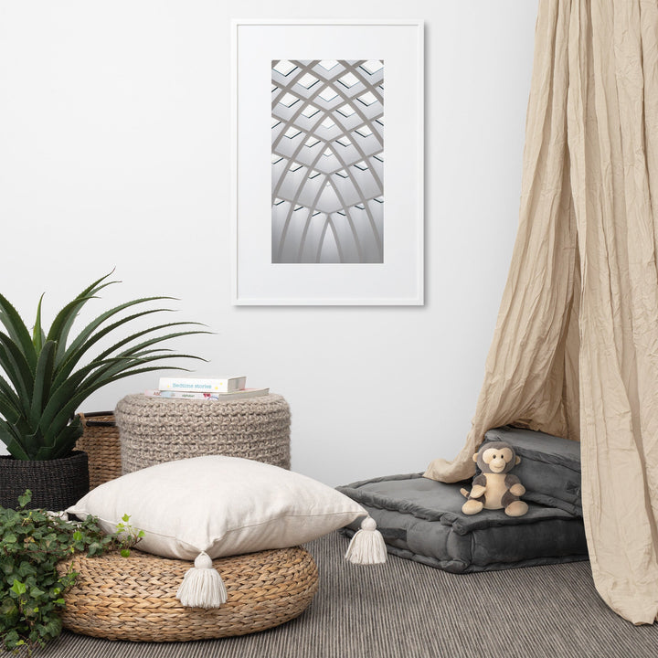 Poster mit Passepartout - Geometrisches Design artlia