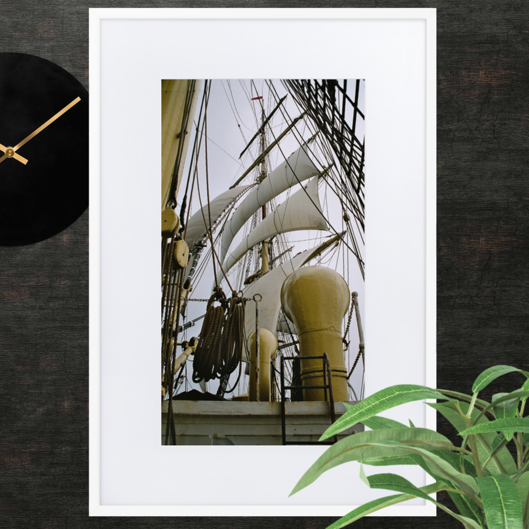 Poster mit Passepartout - Start a new journey artlia