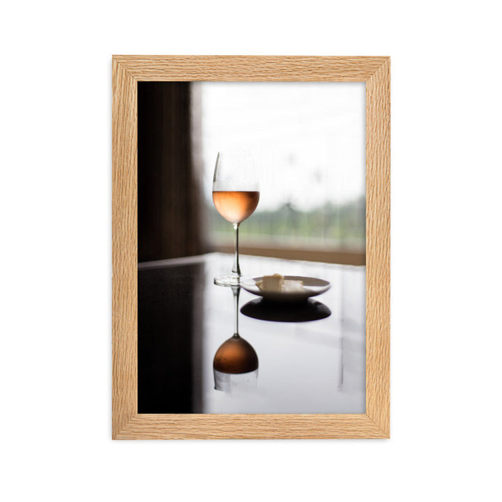 Poster mit Rahmen - Time for yourself Oak / 21×30 cm artlia