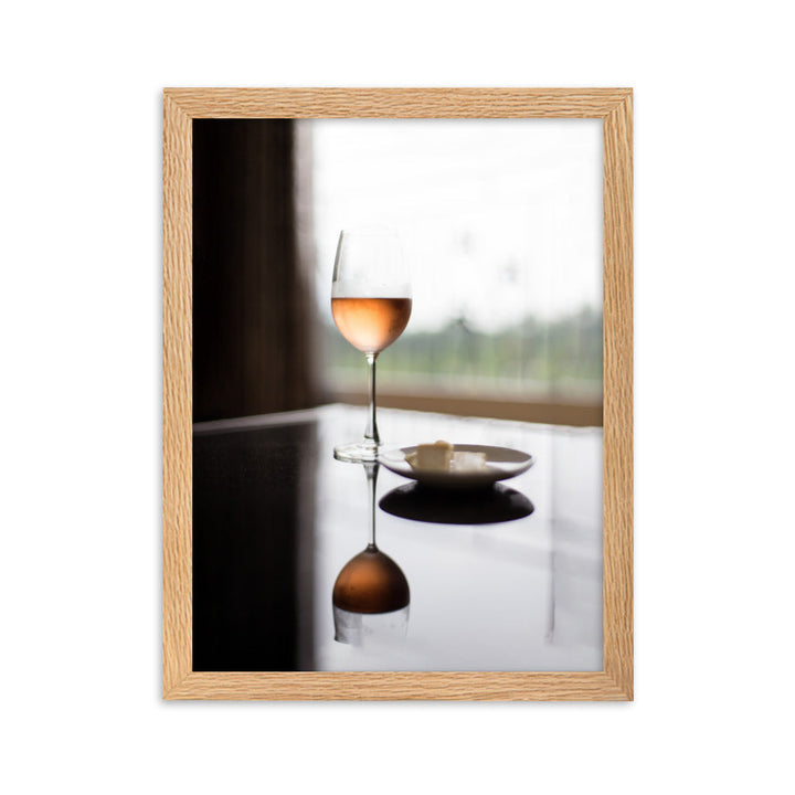 Poster mit Rahmen - Time for yourself Oak / 30×40 cm artlia