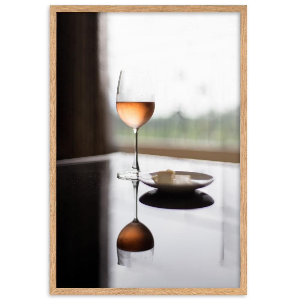 Poster mit Rahmen - Time for yourself Oak / 61×91 cm artlia