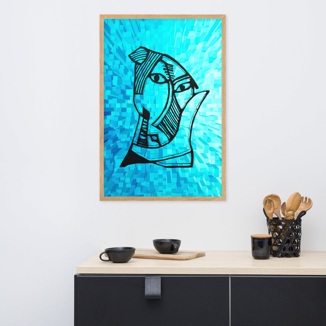 Poster - Pablo Picasso, Les Demoiselles d’Avignon Cube artlia