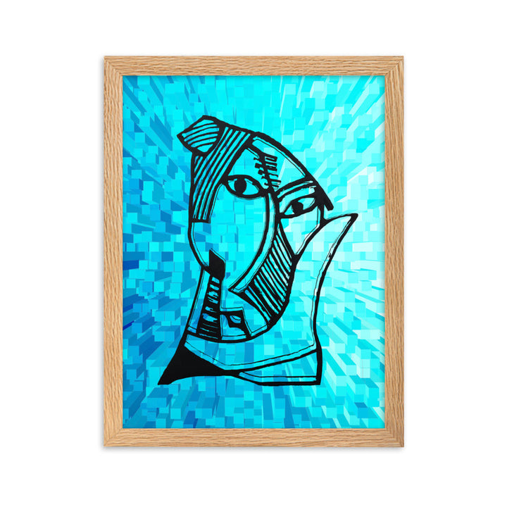 Poster - Pablo Picasso, Les Demoiselles d’Avignon Cube Oak / 30×40 cm artlia
