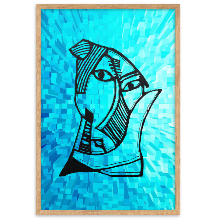Poster - Pablo Picasso, Les Demoiselles d’Avignon Cube Oak / 61×91 cm artlia